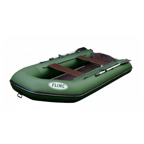фото Надувная лодка пвх flinc ft340k, оливковый