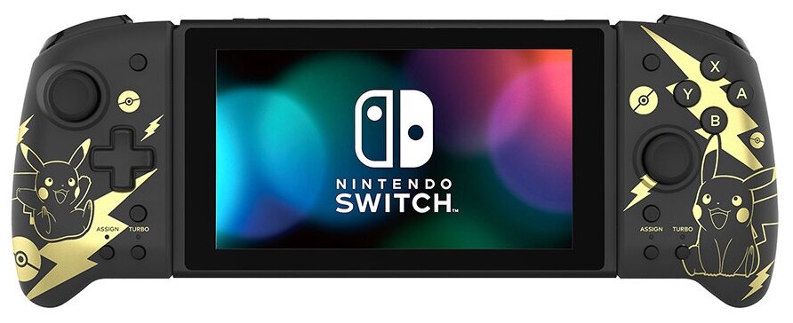 Nintendo Switch Контроллеры Hori Split pad pro (Pikachu Black & Gold) для консоли Switch (NSW-295U)