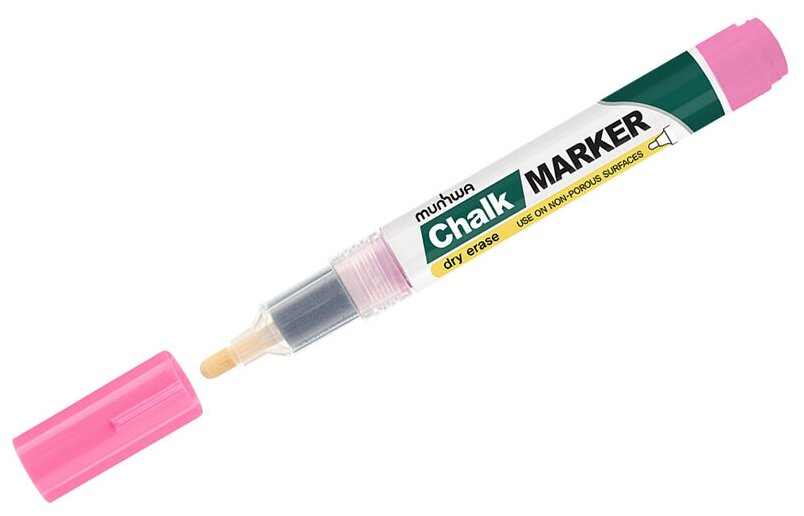 Маркер меловой MunHwa "Chalk Marker" розовый, 3 мм, спиртовая основа