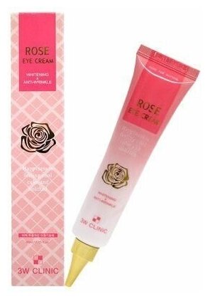 Крем для глаз с экстрактом розы 3W Clinic Rose Eye Cream 40ml