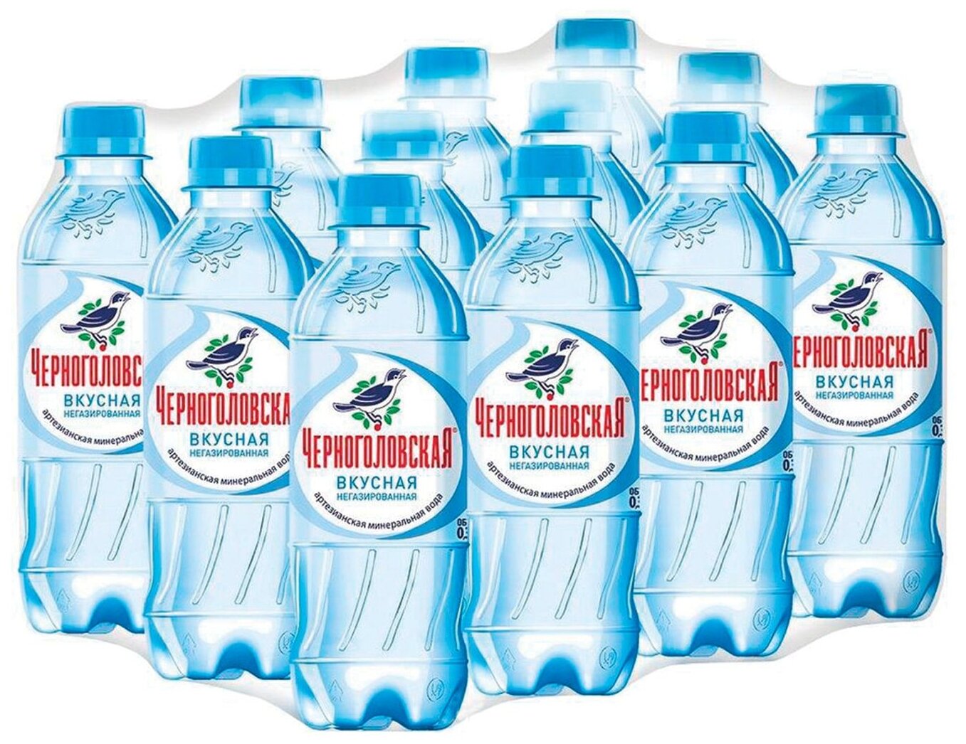 Вода питьевая Черноголовская негазированная, ПЭТ (0,33л*12шт) - фотография № 1