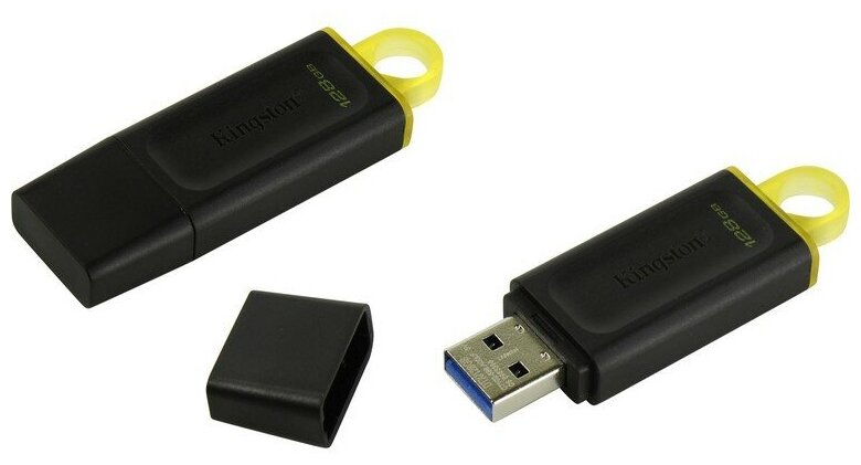 Накопитель USB 3.2 128Гб Kingston DTX/128GB, черный