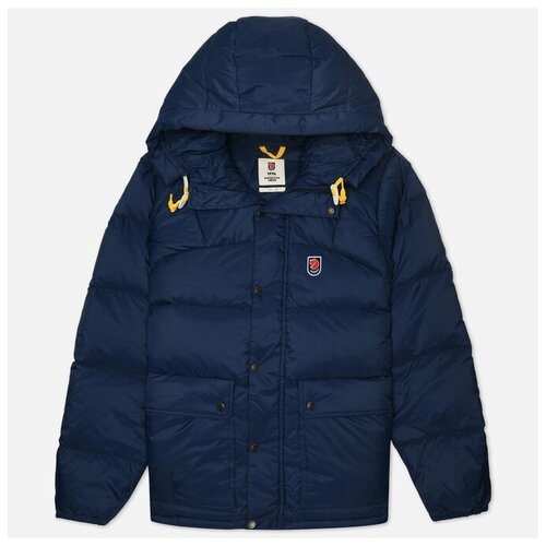 Пуховик Fjallraven, средней длины, подкладка, размер XXL, синий