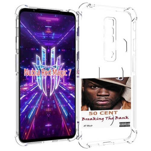 Чехол MyPads 50 Cent - Breaking The Bank для ZTE Nubia Red Magic 7 задняя-панель-накладка-бампер чехол mypads 50 cent power of the dollar для zte nubia red magic 7 задняя панель накладка бампер