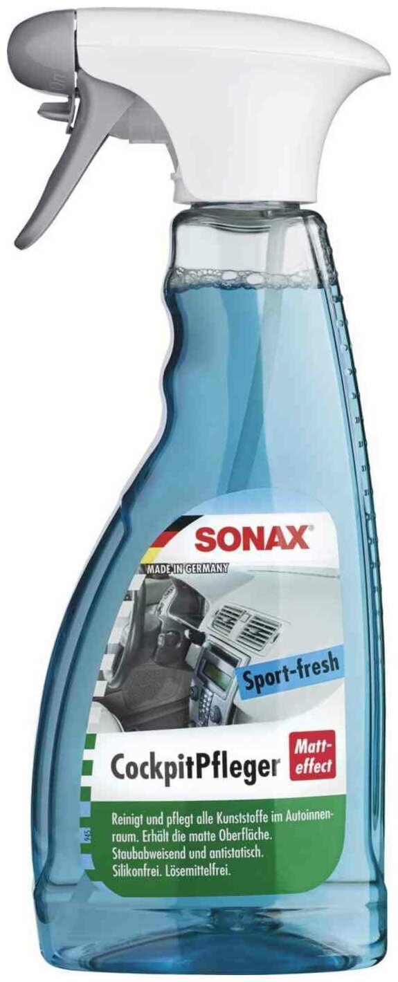 Очиститель для пластика Sonax матовый Активная свежесть 500 мл