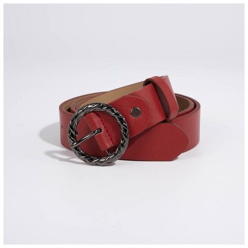фото Ремень сима-ленд, размер 110, красный