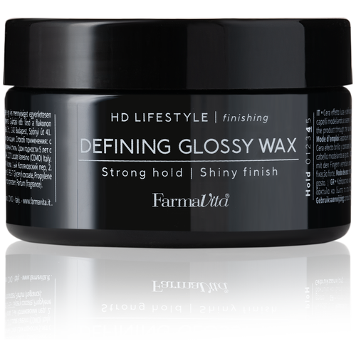 HD LIFE STYLE - Defining glossy wax / strong hold Глянцевый воск сильной фиксации, 100 мл укладка и стайлинг tefia глянцевый гель воск сильной фиксации gloss gel wax strong hold style up