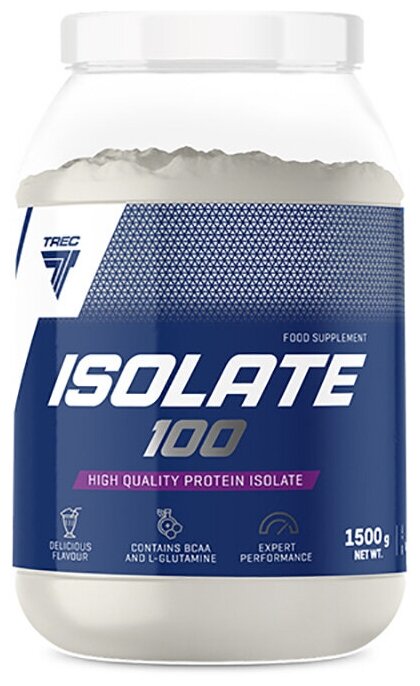 Trec Nutrition, Протеин Isolate 100 1500 г. (ваниль-крем)
