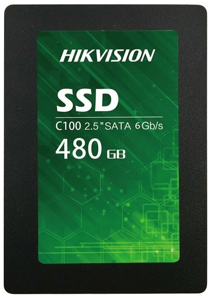 480 ГБ Внутренний SSD диск C100 2.5" SATA3 6.0 Гбит/с (HS-SSD-C100/480G)