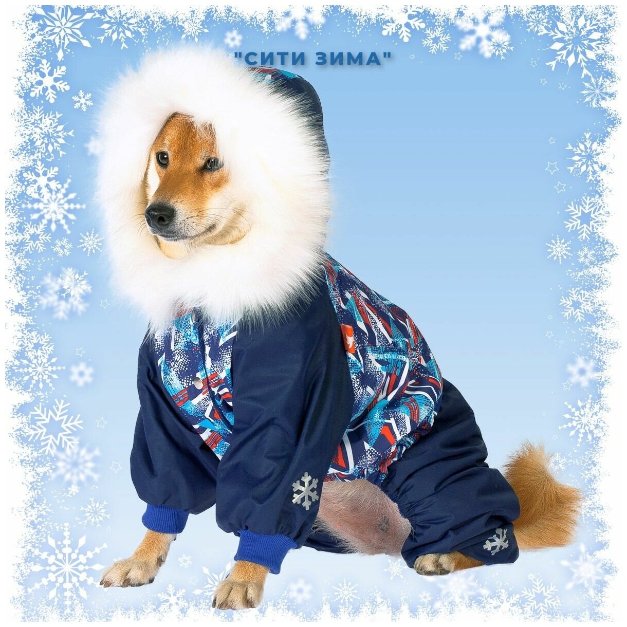 Комбинезон для собак "Сити-Зима" - фотография № 3