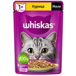 Влажный корм для кошек Whiskas полнорационный Желе с курицей - изображение