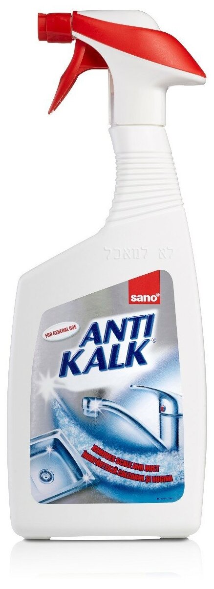 Многофункциональный очищающий спрей Sano Anti Kalk 1 литр - фотография № 1