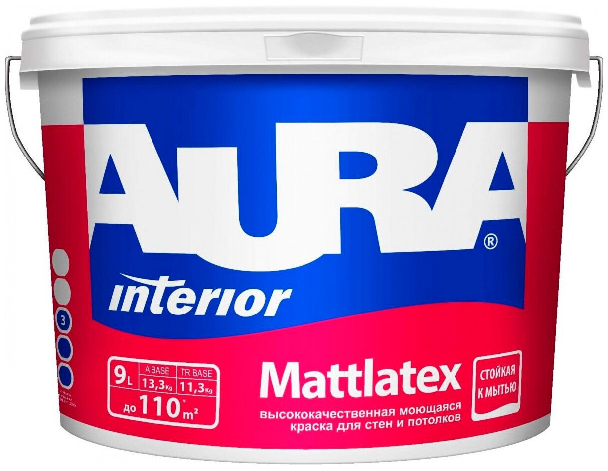 Краска акриловая Aura Interior Mattlatex