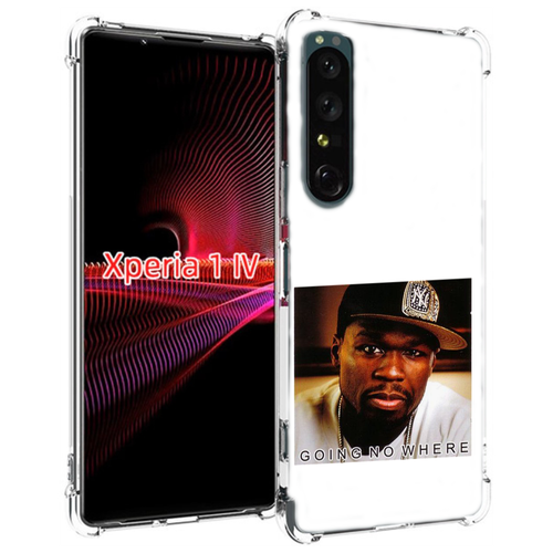Чехол MyPads 50 Cent - Going No Where для Sony Xperia 1 IV задняя-панель-накладка-бампер
