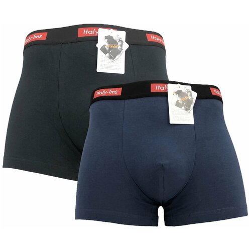 фото Трусы tonmas, 2 шт., размер l, черный, синий