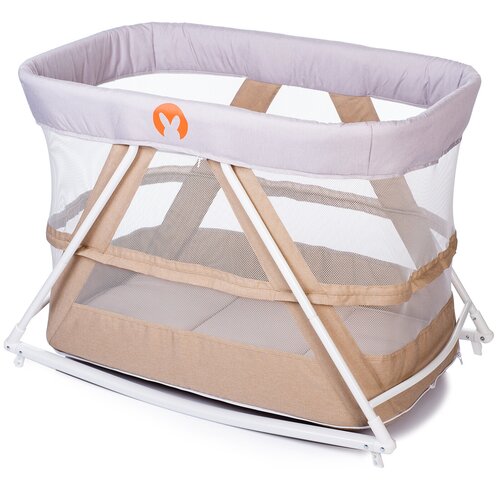 Колыбель - манеж (2-в-1) Babyhit Rocking Crib (beige)