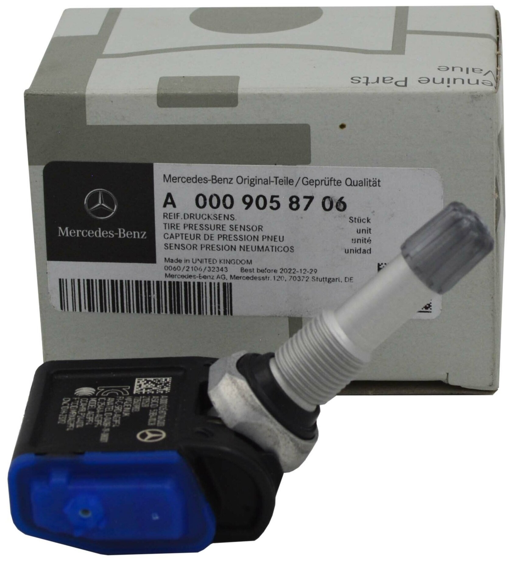 Датчик давления воздуха в шинах Mercedes-Benz A0009058706