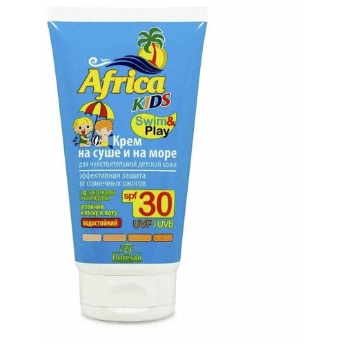 Floresan Africa Kids крем для защиты от солнца на суше и на море SPF 30 SPF 30, 150 мл