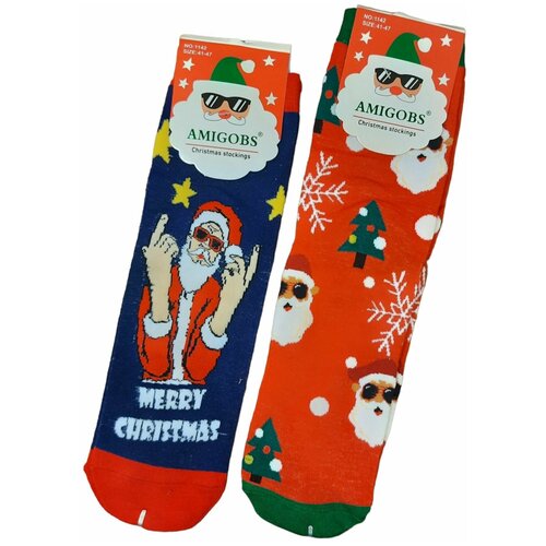 фото Носки подарочные, новогодние 36-40 размер нет бренда