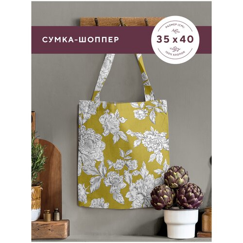 фото Сумка-шопер 35х40 "mia cara" рис 30464-3 bottega verde