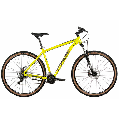 Горный велосипед Stinger Element 29 (2025), алюминиевая рама, размер L, салатовый