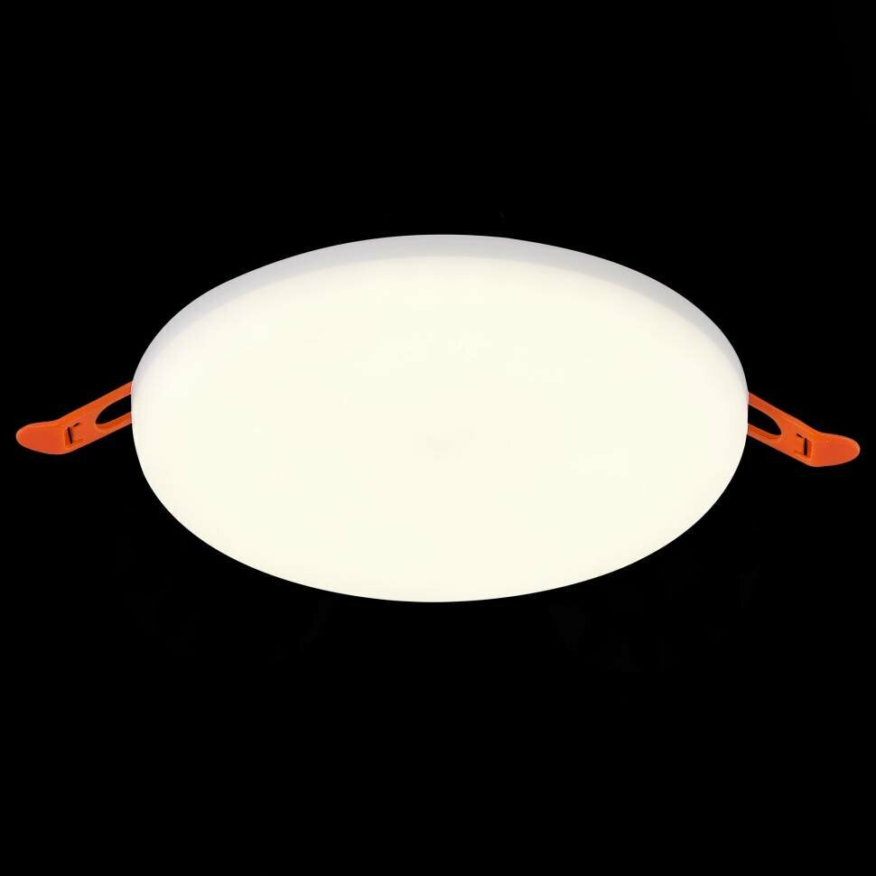 ST LUCE ST700.538.22 Св-к встр. Белый LED 1*22W 3000K 1 890Lm Ra80 180° IP44 D170xH20 85-265V Встраиваемые светильники