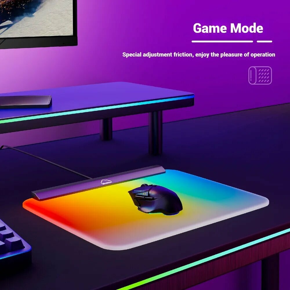 Коврик для игровой мыши RGB с синхронизацией экрана