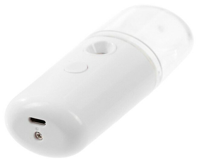 Увлажнитель LuazON LHU-01, для лица, карманный, USB (в комплекте), АКБ, белый Luazon Home 5198175 . - фотография № 13