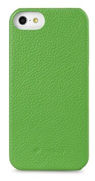 Кожаный чехол накладка Melkco для Apple iPhone 5/5S / iPhone SE - Snap Cover, зеленый