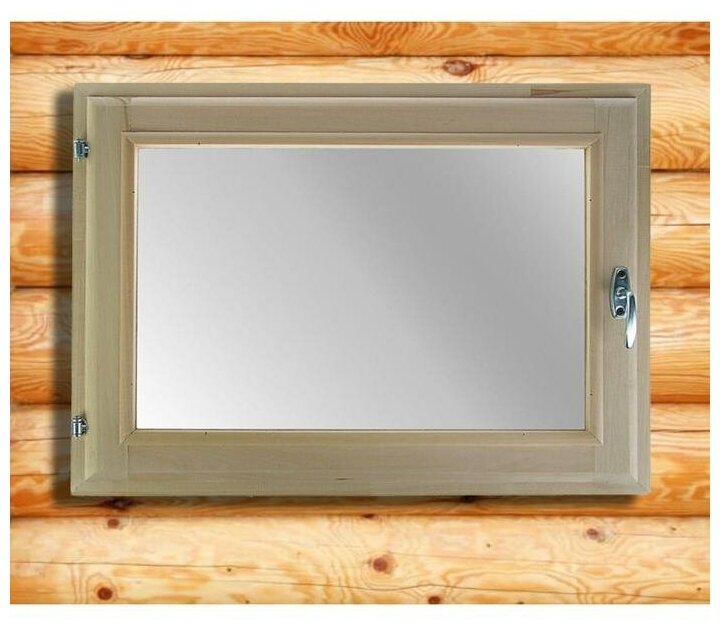 Окно, 50×70см, двойное стекло липа 2431302 - фотография № 2