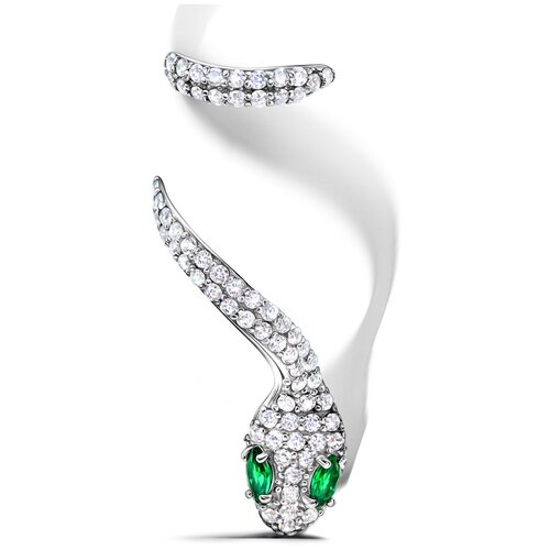 Серьги Silverlife, серебро, 925 проба, фианит