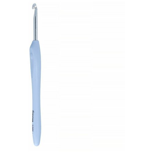 Крючок для вязания Gamma с прорезиненной ручкой, металл, d 5 мм, 16 см (RHP)