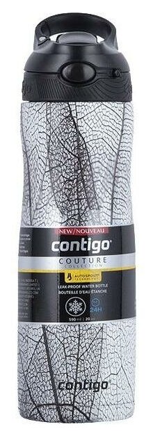 Термос-бутылка CONTIGO Ashland Couture Chill, 0.59л, черный/ белый - фото №7