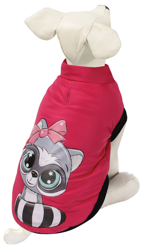 Triol Попона утепленная для собак серия BE TRENDY "Милашка" розовая, размер L (35см) - фотография № 1