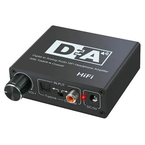 Конвертер звука SPDIF / Coaxial на RCA/3.5 Booox DAC20 HiFi