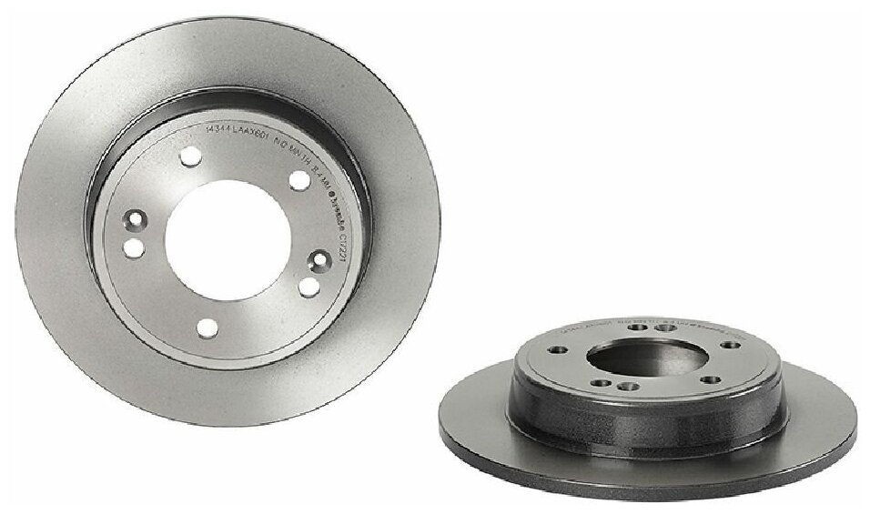 Тормозной диск BREMBO , задний - фото №5