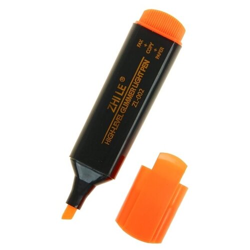 Маркер-текстовыделитель Zhile, 5 мм, оранжевый