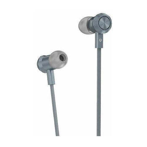Вакуумные наушники с микрофоном Hoco M7 Universal Metal Earphone Tarnish серые 110900₽