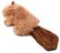 Игрушка GIGWI Refillable catnip Бобер с кошачьей мятой для кошек ...