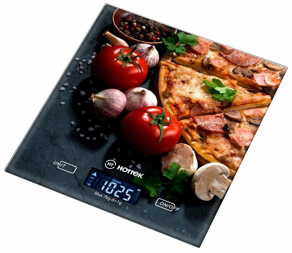 Весы Кухонные Пицца Hottek Ht-962-025 18*20См, Макс. Вес 7Кг KSG-962-025