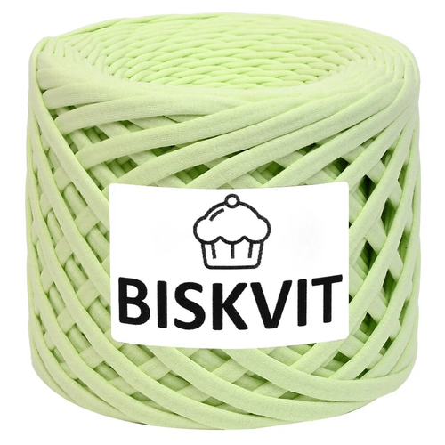 Нить вязальная Biskvit Biskvit, 100 % хлопок, 300 г, 100 м, 1 шт., 221 мохито 100 м трикотажная пряжа для вязания милитари