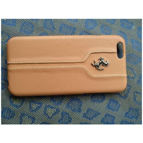 Чехол Ferrari для iPhone 6 Plus/6S Plus Montecarlo Hard Camel