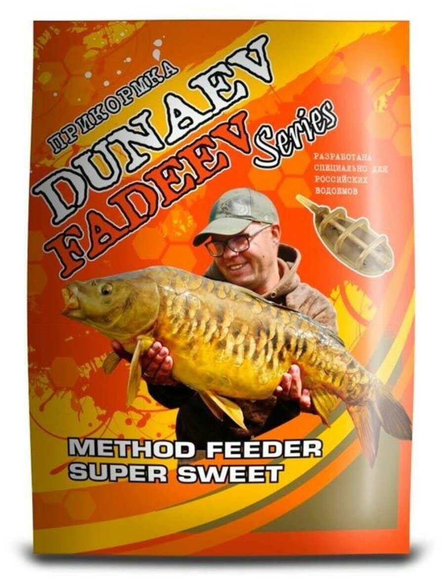 Прикормка DUNAEV-FADEEV Method Feeder Super Sweet (Супер Сладкая) 1 кг