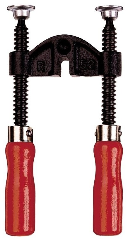 Струбцина кромочная, 2 винта, вспомогательный инструмент для зажима кромок в труднодоступных местах, для струбцин с толщиной рейки 13 мм max, BESSEY KT5-2