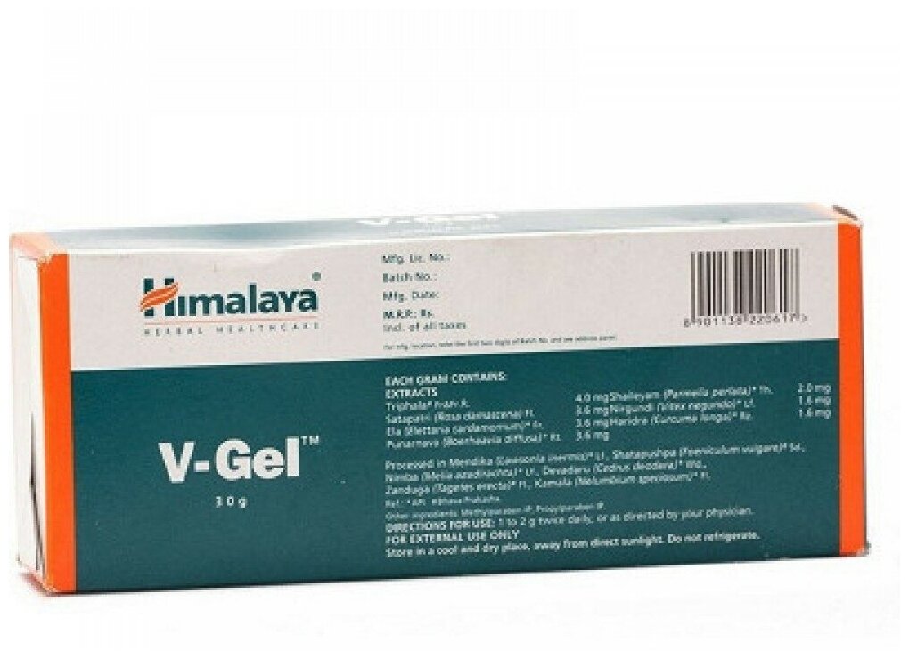 Гель Himalaya Herbals V-Gel, 30 г, 30 мл