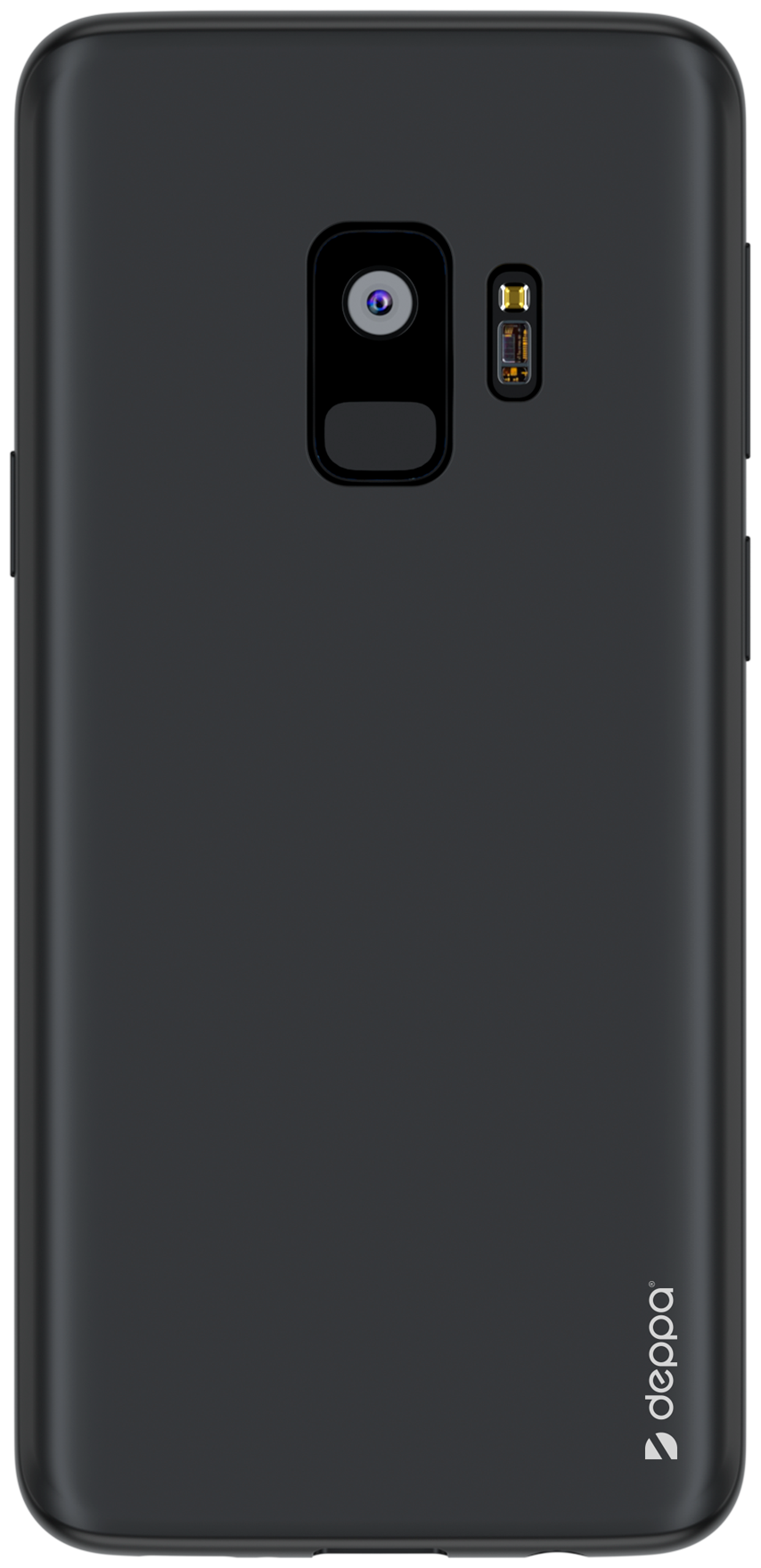 Чехол (клип-кейс) DEPPA Air Case, для Samsung Galaxy S9, черный [83338] - фото №1