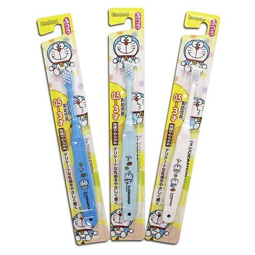 Купить EBISU Зубная детская щетка 0, 5-3 года Doraemon 1шт, Зубные щетки