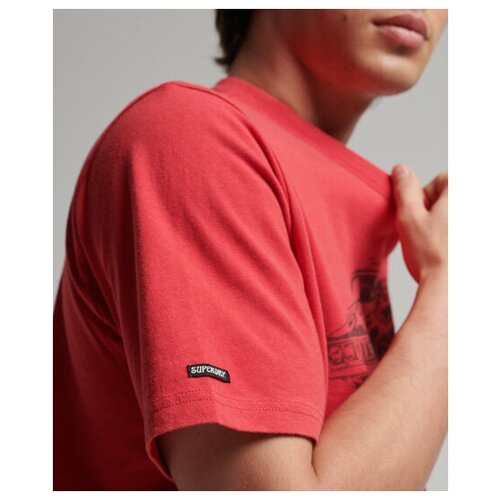 фото Футболка с принтом superdry vintage crossing lines bk tee