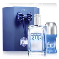 Парфюмерно-косметический набор "Individual Blue для него" AVON в подарочной упаковке