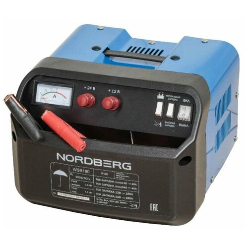Устройство Wsb180 Пускозарядное 1224v Макс Ток 180a Nordberg арт WSB180 1640600₽